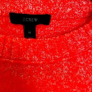 Super cute side button detail on this jcrew orange sweater
